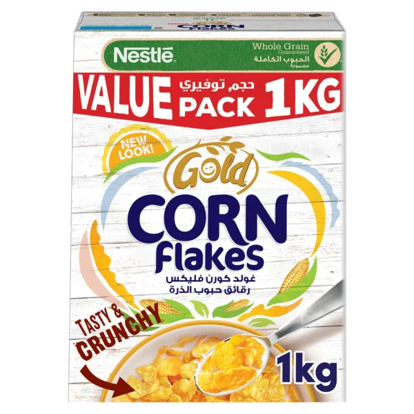 Nestle Gold Corn Flakes Breakfast Cereal 1 kg