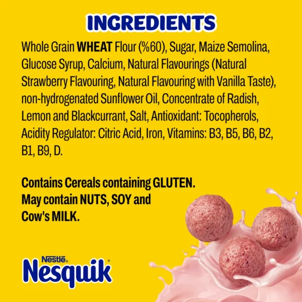 Nestle Nesquik Strawberry Breakfast Cereal 330 g