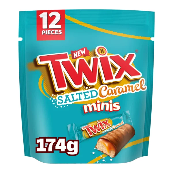 Twix Minis Salted Caramel Chocolate Bar 12 pcs 174 g