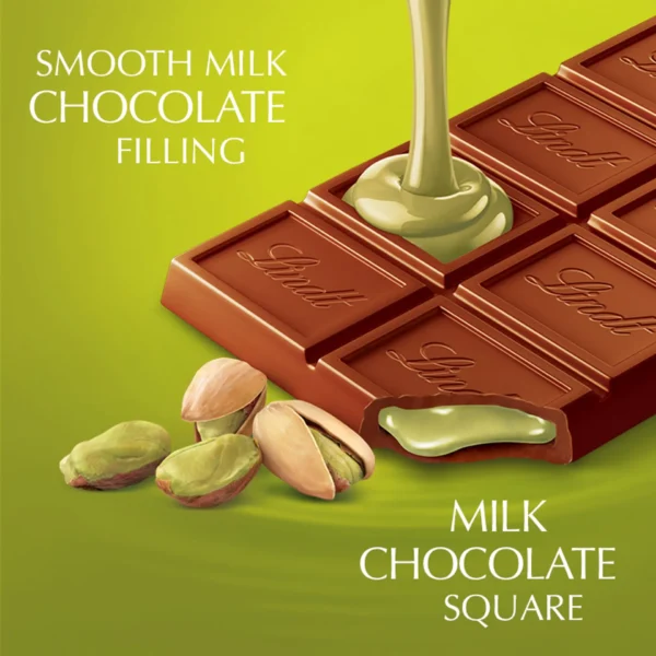 Lindt Lindor Irresistibly Smooth Pistachio Chocolate 100 g