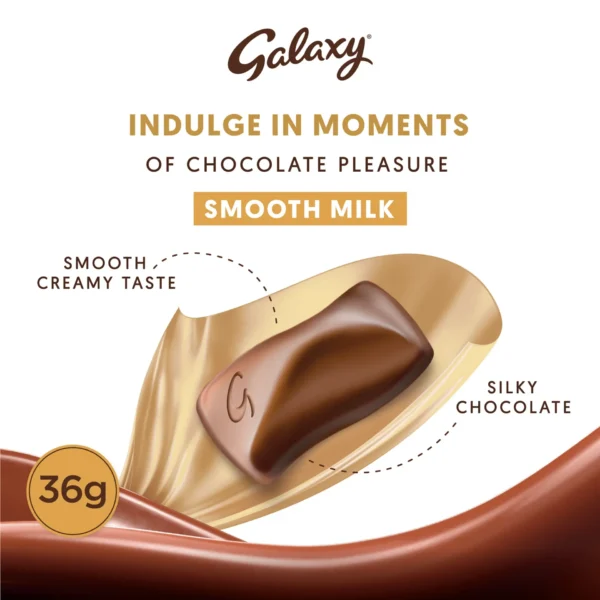 Galaxy Smooth Milk Chocolate Bar 24 x 36 g