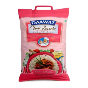 Daawat Chef's Secretz Light XXXL Basmati Rice 5 kg
