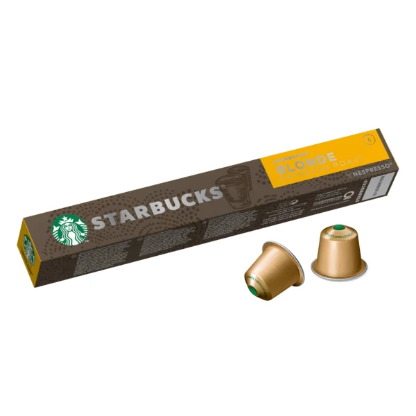 Starbucks Blonde Espresso Roast by Nespresso Blonde Roast Coffee Capsules 10pcs