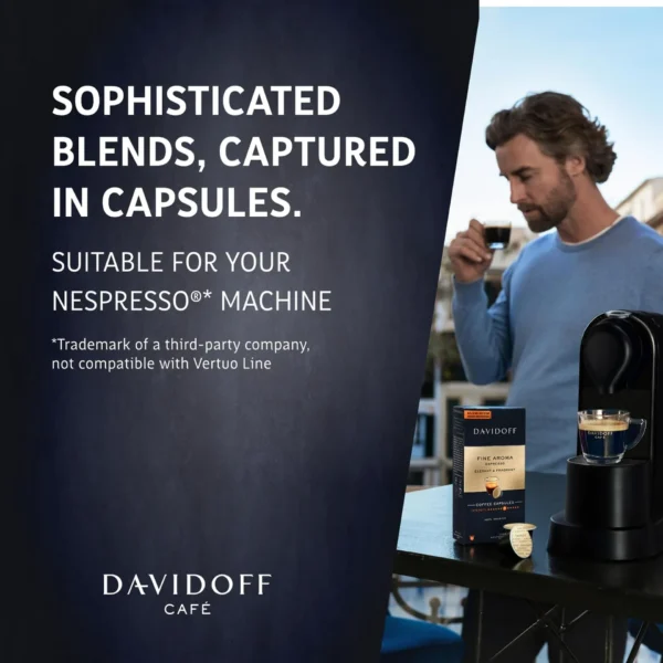 Davidoff Coffee Fine Aroma Espresso Elegant & Fragrant Coffee Capsules 10 pcs 55 g