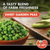 Al Ain Garden Peas Premium Frozen Vegetable Value Pack 2 x 400 g