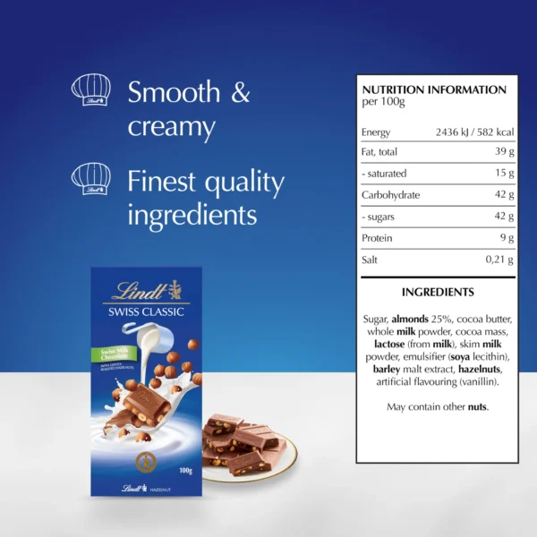 b0c30054-5dad-419c-8629-7065d238f7f8_size1920_cropCenter Lindt Swiss Milk Chocolate with Hazelnut 100 g