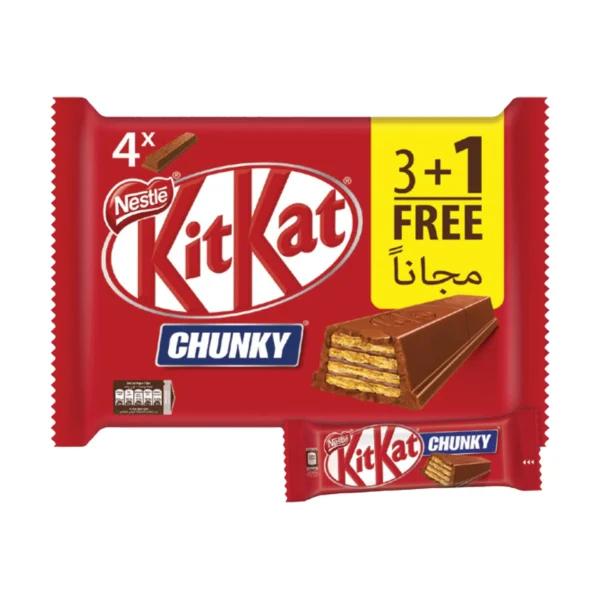 Nestle KitKat Chunky Chocolate Wafer Value Pack 4 x 40 g