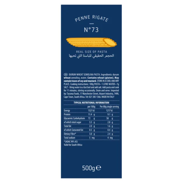 b929ffcd-2d3d-4545-9661-1e919f4a9022_size1920_cropCenter Barilla Penne Rigate Pasta 500 g