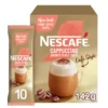 Nescafe Cappuccino Coffee Mix Unsweetened Taste 10 x 14.2 g