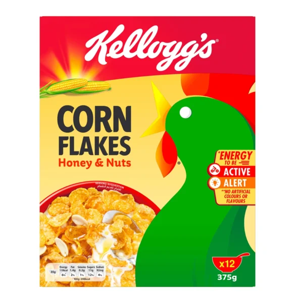 Kellogg's Corn Flakes Honey & Nuts 375 g