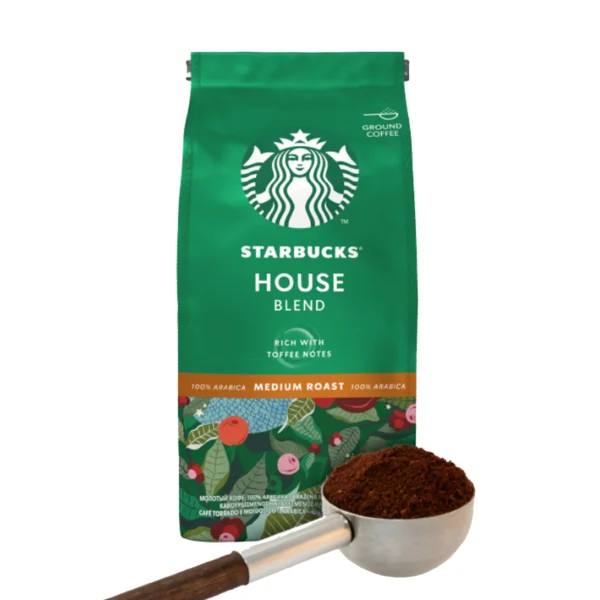 Starbucks House Blend Medium Roast Ground Coffee 200 g