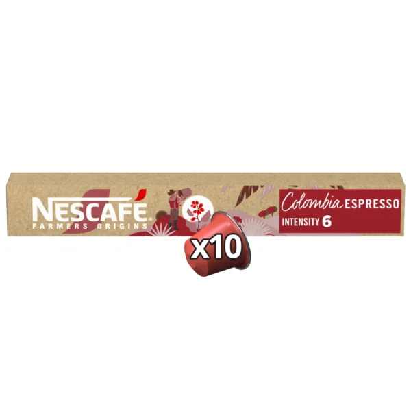 Nescafe Farmers Origins India Espresso Intensity 9 Coffee Capsules 10 pcs 44 g