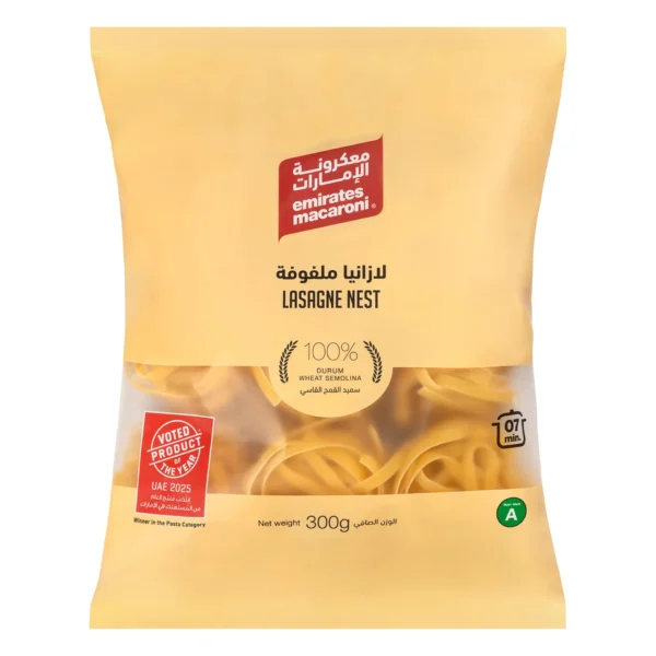 e6c2499a-71e2-42ff-b161-93bc6d216386_size1920_cropCenter Emirates Macaroni Lasagne Nest Pasta 300 g