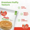 Al  Ain Plain Paratha Bread Value Pack 5 pcs 3 x 400 g