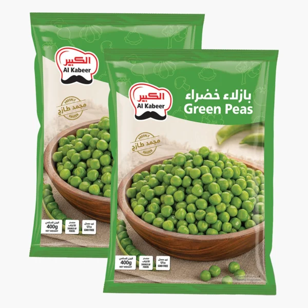 Al Kabeer Green Peas Value Pack 2 x 400 g