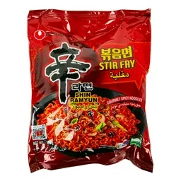 Nongshim Shin Ramyun Stir Fry Gourmet Spicy Noodles 5 x 131 g