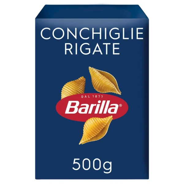 Barilla Conchiglie Rigate Pasta 500 g