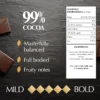 Lindt Excellence 99% Cocoa Absolute Dark Chocolate 50 g