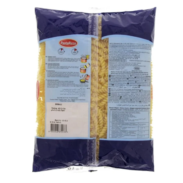 Pasta Ricco Spirali 400 g