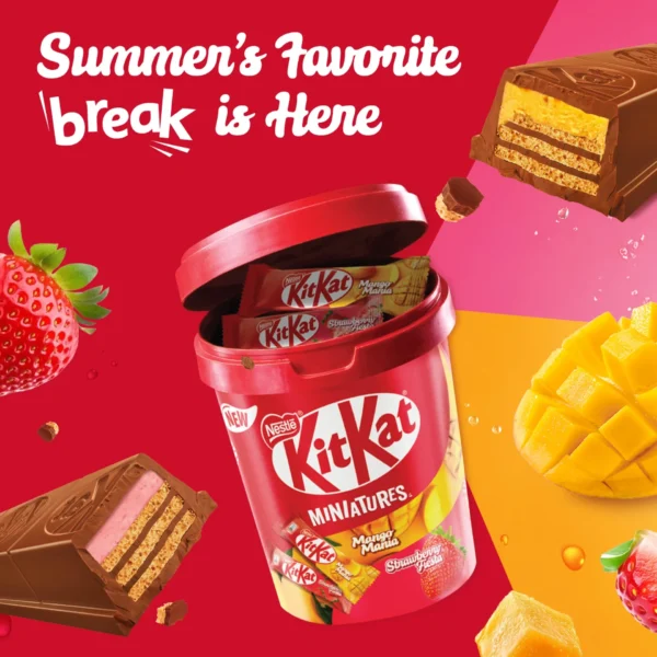 KitKat Miniatures Mango Mania & Strawberry Fiesta 74.9 g