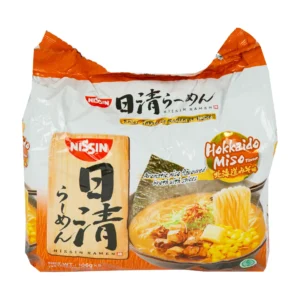 Nissin Japanese Ramen Hokkaido Miso Instant Noodles 5 x 106 g