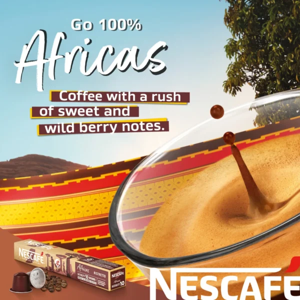 Nescafe Farmers Origins Africas Ristretto Intensity 10 Coffee Capsules 10 pcs 44 g