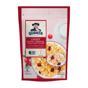Quaker Crispy Oats Cereal Cranberry & Multigrain Puffs 400 g