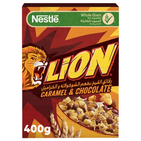 fdb93f73-165a-42f9-a84c-bf662c11d07a_size1920_cropCenter Nestle Lion Caramel Breakfast Cereal 400 g
