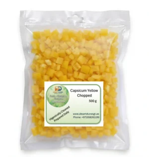 Capsicum Yellow Chopped / shimla Mirch 500 g