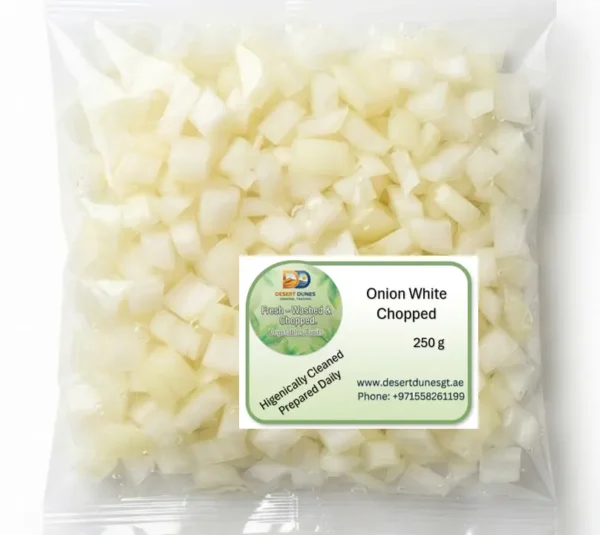 Onion White Chopped 250 g