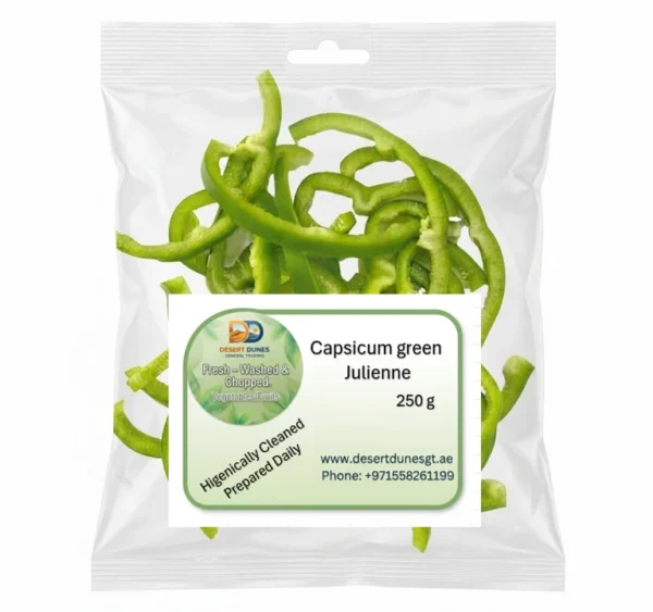 Capsicum Green Julienne 250 g