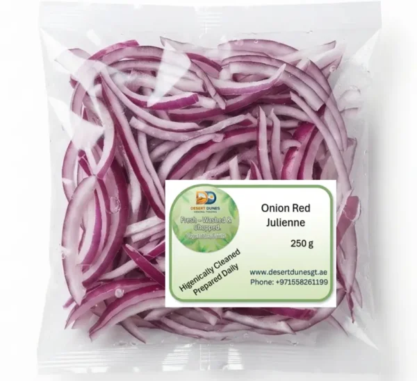 Onion Red Julienne 250 g