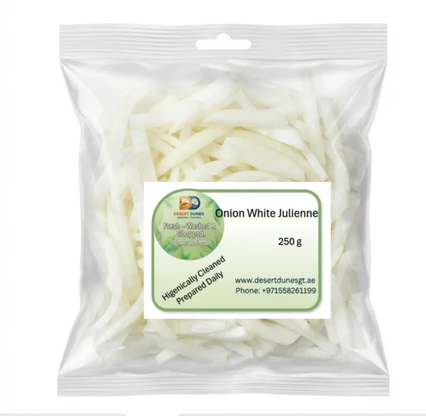 Onion White Julienne 250 g