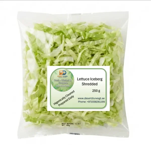 Lettuce Iceberg Shredded 250 g