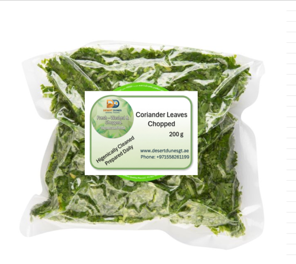 Coriander leaves Chopped 200 g