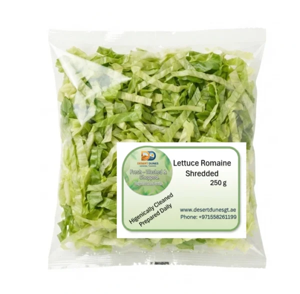 Lettuce romaine Lettuce Romaine Shredded 250 g