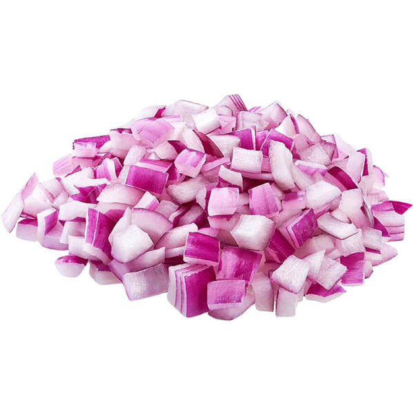 Onion Red Chopped 250 g