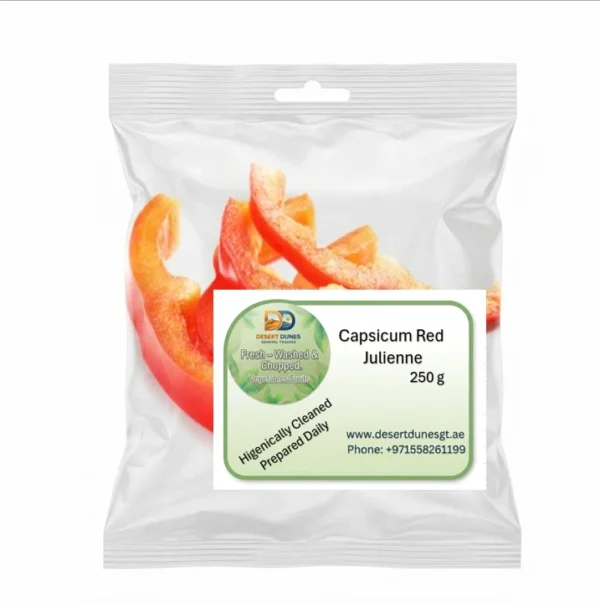 Capsicum Red Julienne 250 g